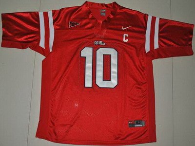 rebels #10 eli manning red embroidered ncaa jersey rebels #10 eli manning red embroidered ncaa jersey