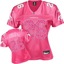 NFL Arizona Cardinals 26# Chris Wells Women's Pink Sweetheart Jersey NFL Arizona Cardinals 26# Chris Wells Women's Pink Sweetheart Jersey