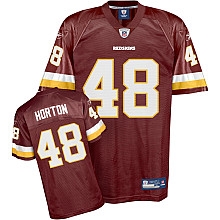 NFL washington redskins 48# chris horton red color jersey