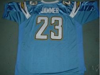 san diego chargers #23 jammer baby blue jerseys