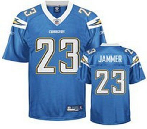 san diego chargers #23 jammer light blue jersey