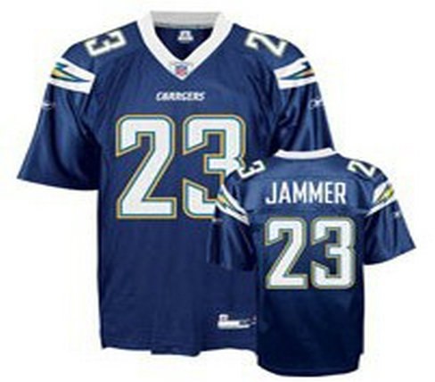 san diego chargers #23 jammer navy blue jersey