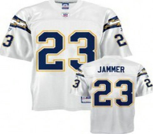 san diego chargers #23 jammer white jersey san diego chargers #23 jammer white jersey