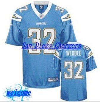 san diego chargers #32 weddle light blue jersey san diego chargers #32 weddle light blue jersey