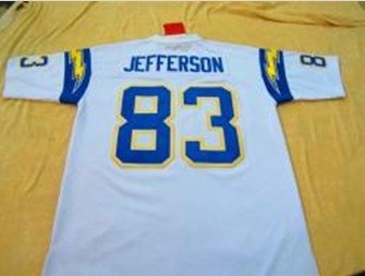 san diego chargers #83 jefferson white jerseys