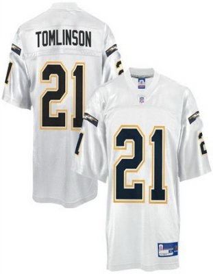 san diego chargers 21# l.tomlinson white san diego chargers 21# l.tomlinson white