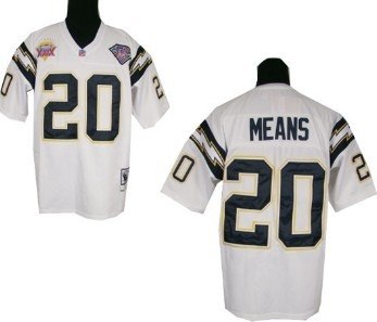 san diego chargers natrone means 20 throwback jersey