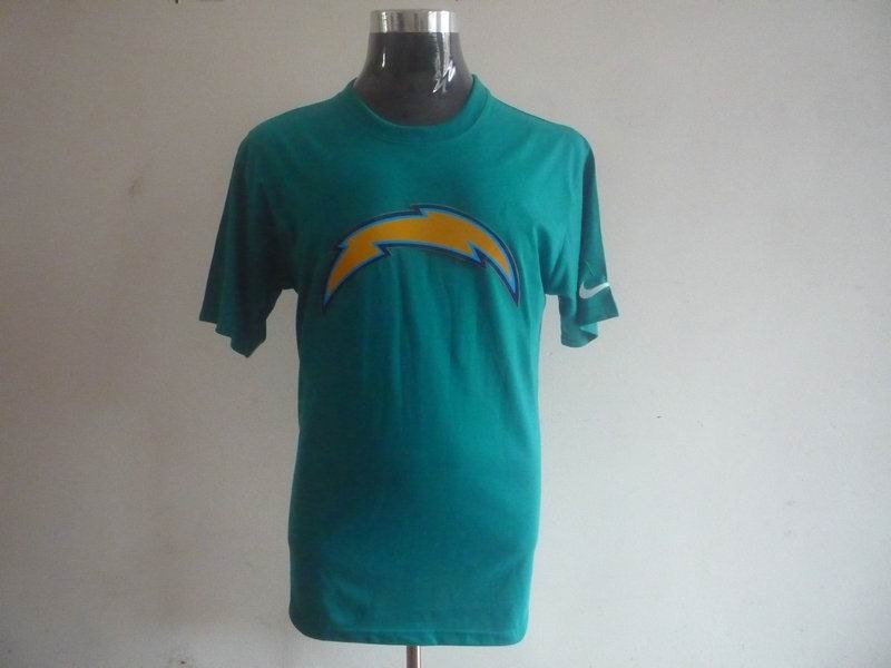 san diego chargers sideline legend authentic logo dri-fit t-shirt green