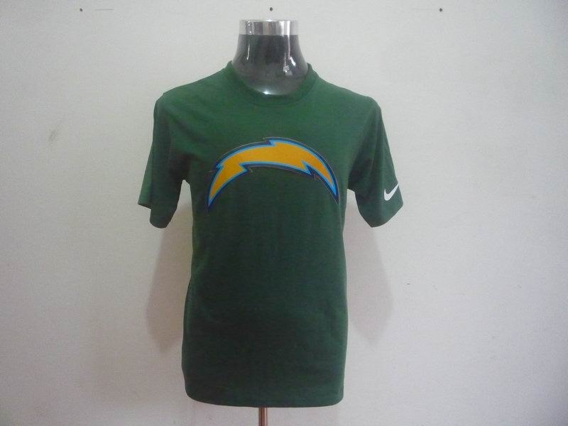 san diego chargers sideline legend authentic logo dri-fit t-shirt green2