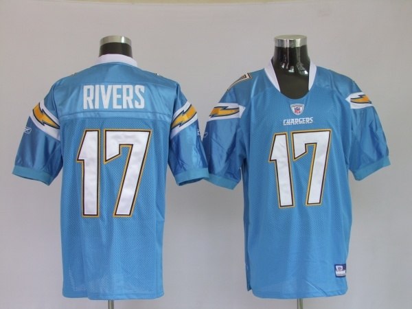 san diego chrger 17 philip rivers baby blue
