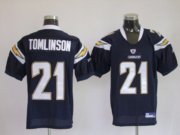 san diego chrger 21 ladainian tomlinson dark blue