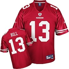 san francisco 49ers 13 shaun hill premier team color jersey