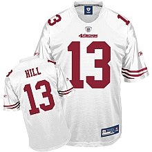 san francisco 49ers 13 shaun hill white jersey