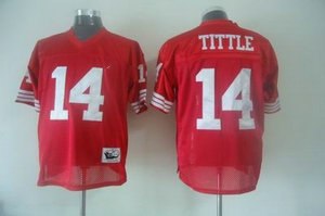 san francisco 49ers 14 tittle jerseys