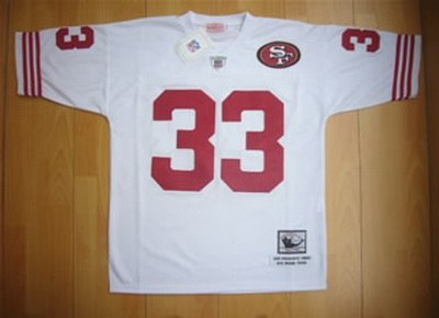 san francisco 49ers 33 roger craig throwback white color