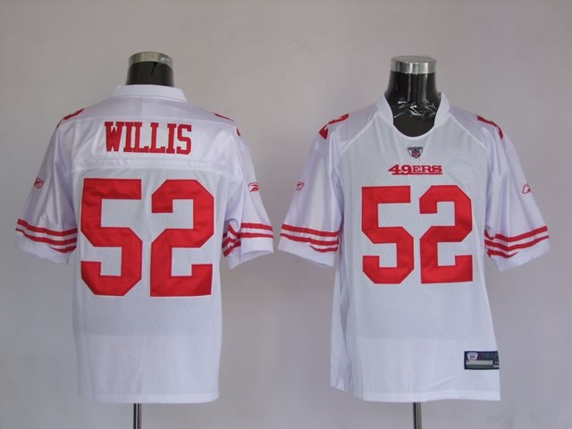 san francisco 49ers 52 patrick willis white