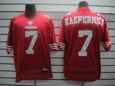 san francisco 49ers 7 kaepernick red jerseys