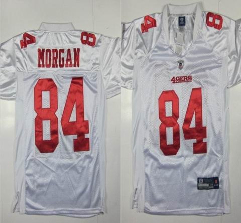san francisco 49ers 84 morgan jerseys white