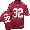 san francisco 49ers michael lewis color jersey