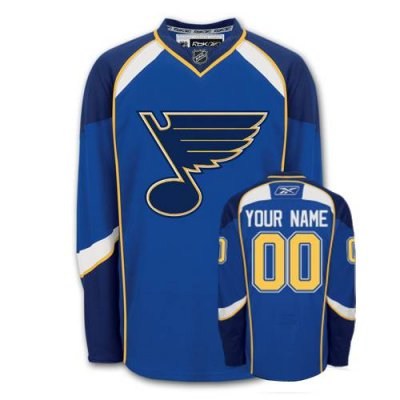 st. louis blues home custom hockey jersey