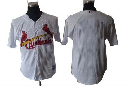 st. louis cardinals white blank jerseys