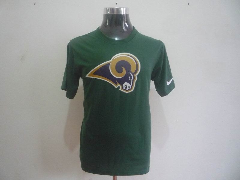 st. louis rams sideline legend authentic logo dri-fit t-shirt green2 st. louis rams sideline legend authentic logo dri-fit t-shirt green2