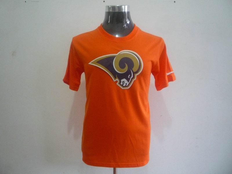 st. louis rams sideline legend authentic logo dri-fit t-shirt orange st. louis rams sideline legend authentic logo dri-fit t-shirt orange