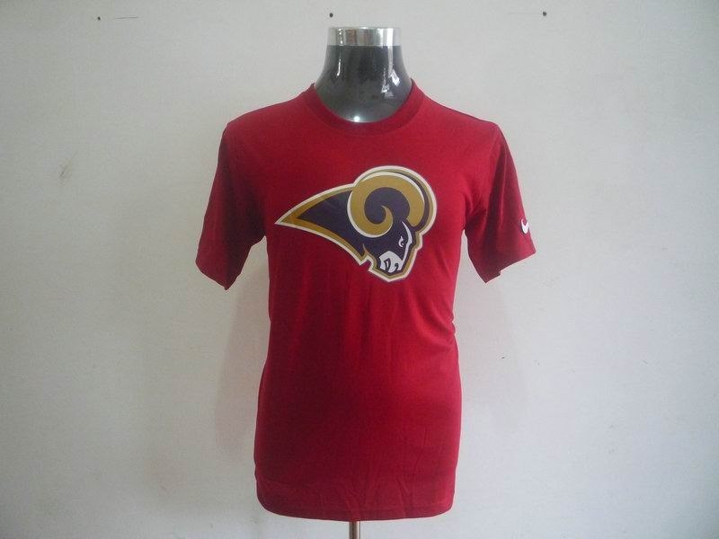st. louis rams sideline legend authentic logo dri-fit t-shirt red st. louis rams sideline legend authentic logo dri-fit t-shirt red