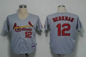 st louis cardinals 12 berkman grey cool base