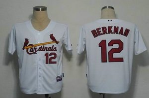 st louis cardinals 12 berkman white cool base