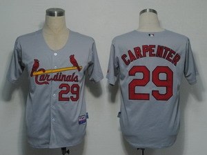 st louis cardinals 29 carpenter grey cool base