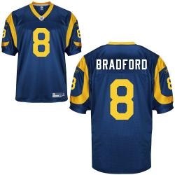 st.louis rams #8 bradford blue jerseys st.louis rams #8 bradford blue jerseys