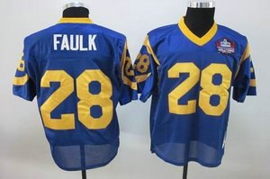 st louis rams 28 marshall faulk blue hall of fame patch jerseys st louis rams 28 marshall faulk blue hall of fame patch jerseys