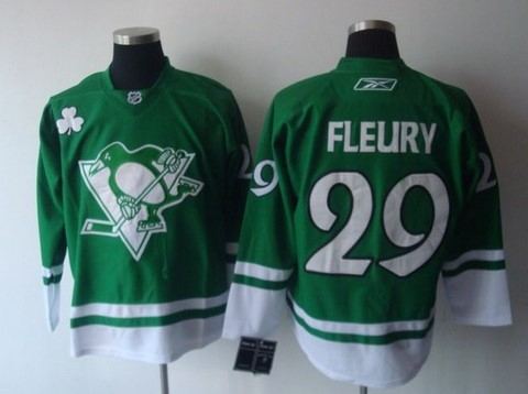 st partys day pittsburgh penguins 29 fleury green st partys day pittsburgh penguins 29 fleury green