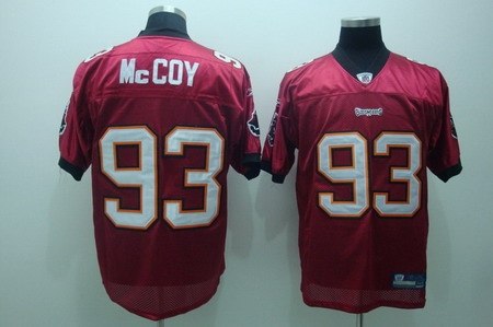 tampa bay buccanee 93 mccoy red jerseys tampa bay buccanee 93 mccoy red jerseys