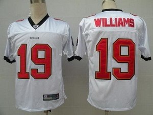 tampa bay buccaneers 19 williams white color jerseys