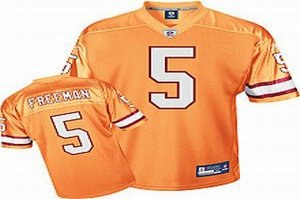 tampa bay buccaneers 5 josh freeman orange jersey