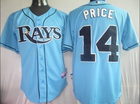 tampa bay rays 14 price baby blue jerseys