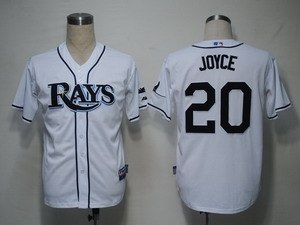 tampa bay rays 20 joyce white cool base