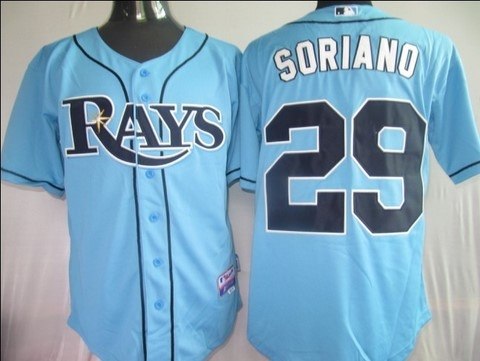 tampa bay rays 29 sonriano baby blue jerseys