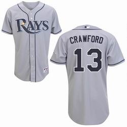 tampa bay rays carl crawford 13 grey