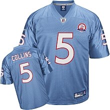 tennessee titans #5 collins blue afl 50th anniversary jersey tennessee titans #5 collins blue afl 50th anniversary jersey