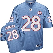 tennessee titans houston oilers afl 50th anniversary chris johnson light blue jersey tennessee titans houston oilers afl 50th anniversary chris johnson light blue jersey