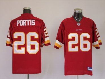 washington red skins 26 clinton portis red
