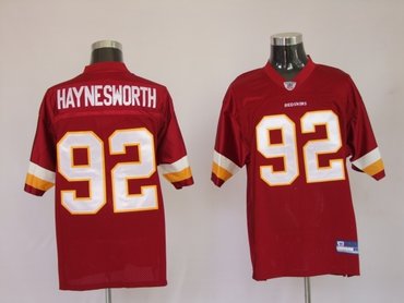 washington red skins 92 haynesworth red