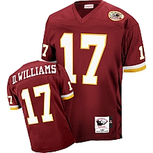 washington redskins #17 williams red jerseys