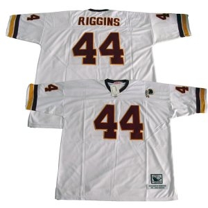washington redskins #44 riggins white throwback jersey washington redskins #44 riggins white throwback jersey