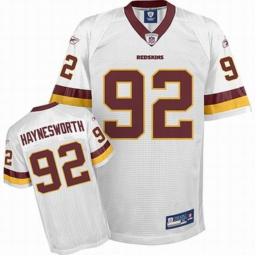 washington redskins #92 hagnesworth white jersey