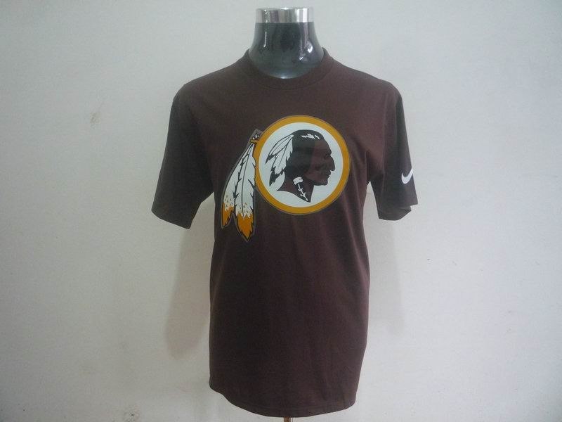 washington redskins sideline legend authentic logo dri-fit t-shirt brown washington redskins sideline legend authentic logo dri-fit t-shirt brown