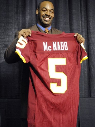 washington redskins the mcnabb reskins #5 red jerseys washington redskins the mcnabb reskins #5 red jerseys